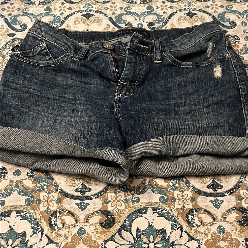 Rock&Republic Bumper Shoot stretch denim shorts